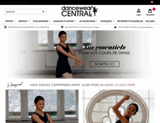 dance-central.fr screenshot