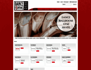 dance-essentials.com screenshot