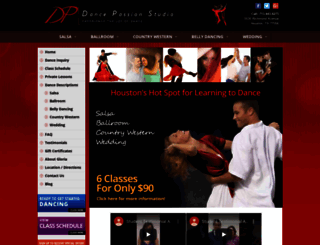 dance-passion.com screenshot