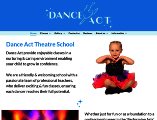 danceact.co.uk screenshot