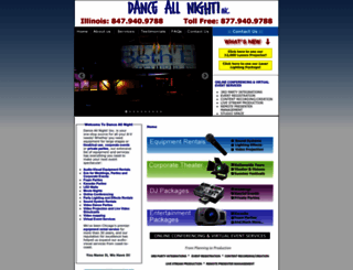 danceallnight.com screenshot
