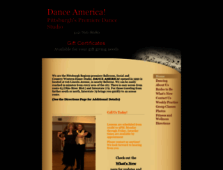 danceamericapgh.com screenshot
