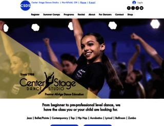danceatcenterstage.com screenshot