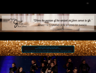 danceatgrandjete.com screenshot