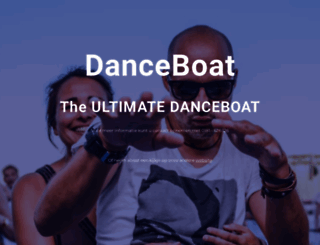 danceboat.nl screenshot