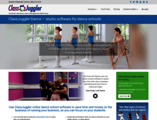 danceclassjuggler.com screenshot