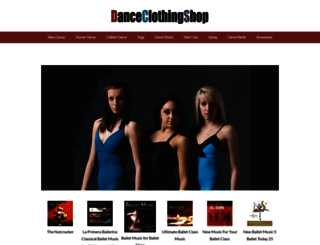 danceclothingshop.com screenshot