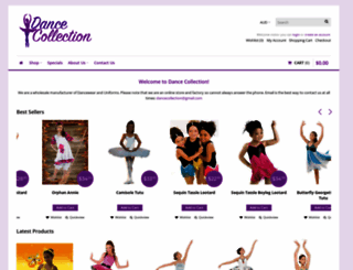 dancecollection.com.au screenshot
