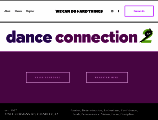 danceconnection2.com screenshot