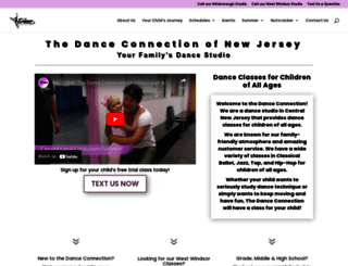 danceconnectionnj.com screenshot