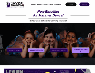 danceconnectionsinc.com screenshot