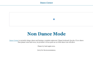 dancecorner.co.uk screenshot