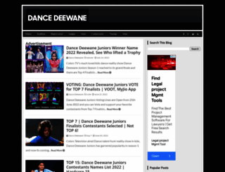dancedeewane.in screenshot