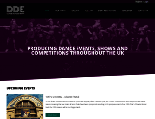 dancedesign-events.co.uk screenshot