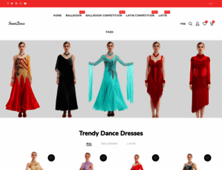 dancedressshop.com screenshot