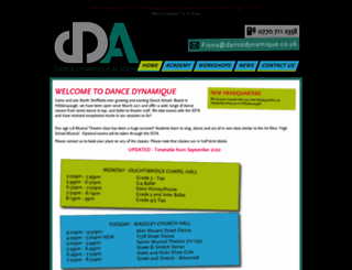 dancedynamique.co.uk screenshot
