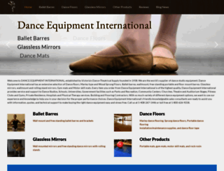 danceequipmentintl.com screenshot