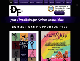 danceforceclarksville.com screenshot
