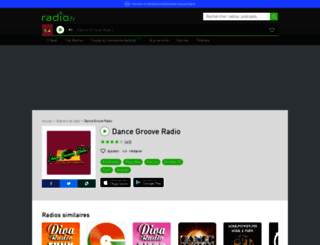 dancegroove.radio.fr screenshot