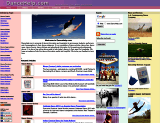 dancehelp.com screenshot