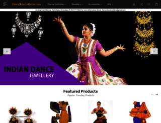 dancejewelryonline.com screenshot