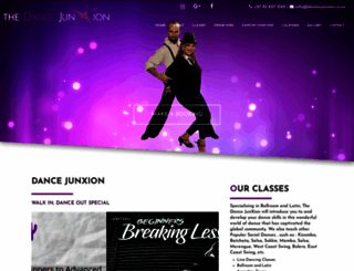 dancejunxion.co.za screenshot