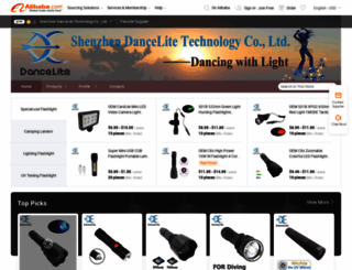 dancelite.en.alibaba.com screenshot