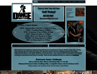 dancemastersstudios.com screenshot