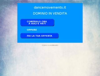 dancemovements.it screenshot