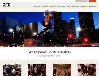 danceresourcecenter.org screenshot