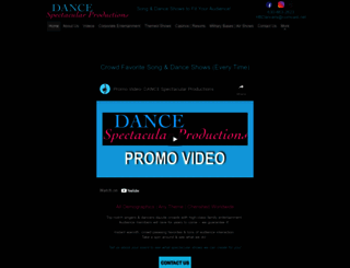 dancespectacularproductions.com screenshot