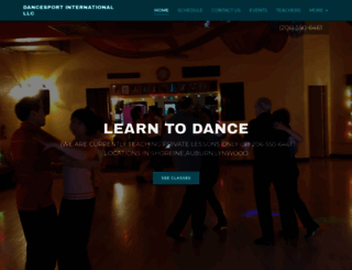 dancesportseattle.com screenshot