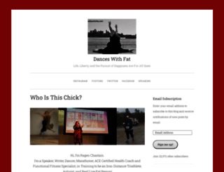 danceswithfat.wordpress.com screenshot