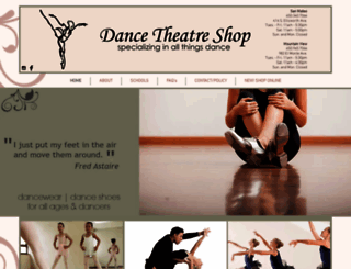 dancetheatreshop.com screenshot