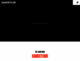 dancetour.nl screenshot