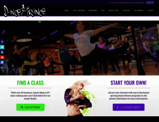 dancetrancefitness.com screenshot