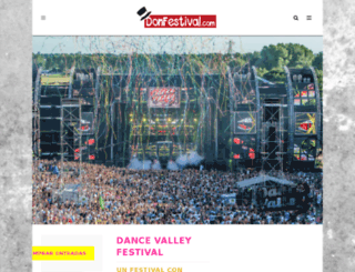 dancevalley.donfestival.com screenshot