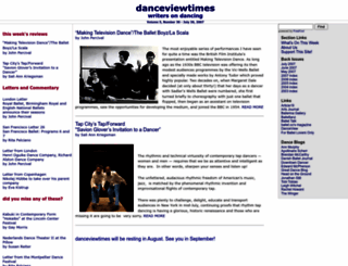 danceviewtimes.com screenshot