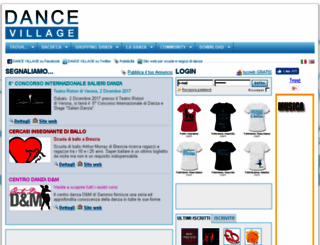 dancevillage.com screenshot