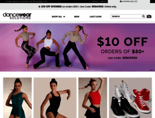 dancewearsolutions.com screenshot