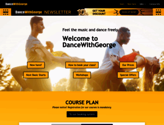 dancewithgeorge.com screenshot