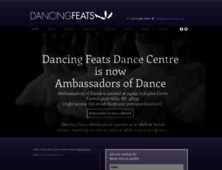 dancingfeats.net screenshot