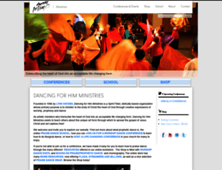 dancingforhim.com screenshot