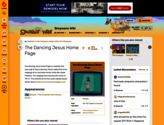 dancingjesus.com screenshot