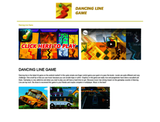dancinglinegame.com screenshot