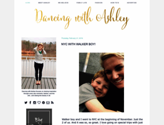 dancingwithashleyblog.com screenshot