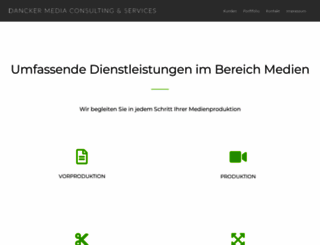 dancker-media-services.de screenshot