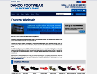 dancofootwear.com screenshot