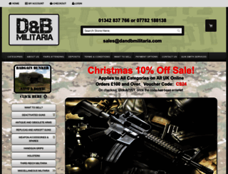 dandbmilitaria.com screenshot