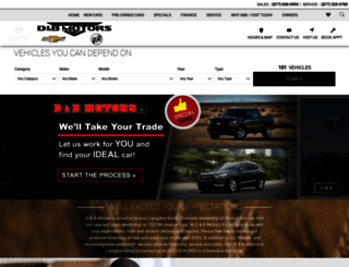 dandbmotors.com screenshot